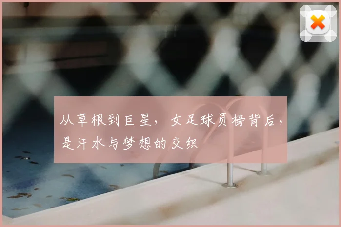 从草根到巨星,女足球员榜背后,是汗水与梦想的交织